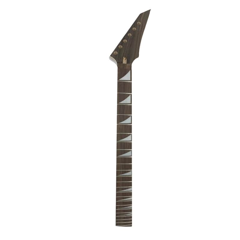 Maple Guitar Neck 24 fret 25.5 inch Rosewood Fingerboard Nice Inlay Locking Nut Bolt on heel image 1