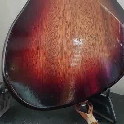 Vintage early 1960 Guyatone Hoshino Star Logo Bass Tobacco Burst Short Scale #1950 4 String Japan (MIJ) image 12
