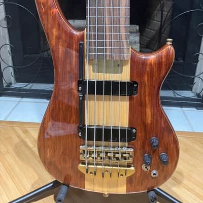 1993 Alembic Essence 6 String Fretless - Bubinga - with OHSC image 2