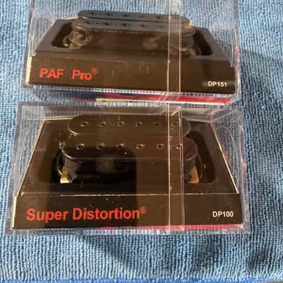Dimarzio Super Distortion dp100 /PAF Pro Set dp151 NEW Black poles 2026 - Black image 2