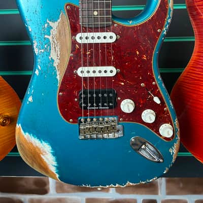 Fender Custom Shop 1959 Stratocaster Heavy Relic Ocean Turquoise 2023 Electric Guitar image 4