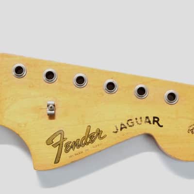 1963 Vintage Fender Jaguar NECK ~Brazilian Rosewood~ Pre-CBS L-Series USA 1960s image 10