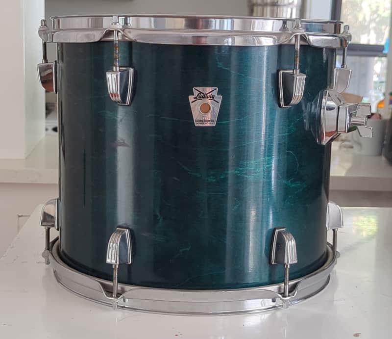 Ludwig LRT313 Classic Birch 11x13" Rack Tom 1998 - 2008 - Sea Blue image 1