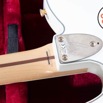 2012 Fender MIJ TN72G Thinline Super Deluxe Telecaster Olympic White Gold Hardware Japan w/ HSC Bild 10