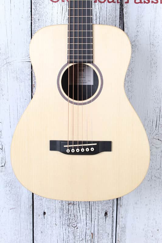 Martin LX1E Little Martin Acoustic Electric Guitar Solid Spruce Top with Gig Bag image 1