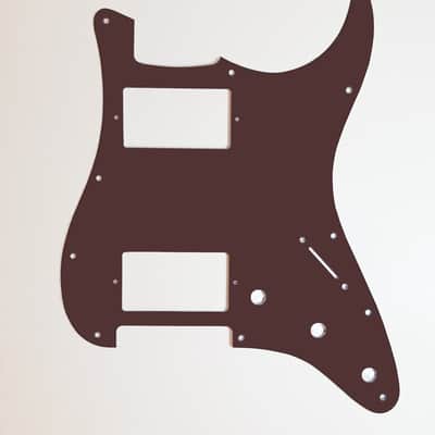 Carmedon Electronics Stratocaster Pickguard HH 2021 Brown image 1