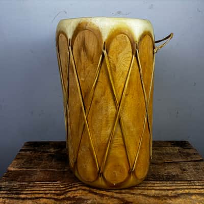 Handmade Taos-Style Powwow Drum - 11” image 1