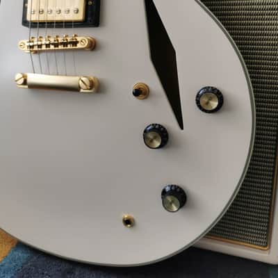 Epiphone Emily Wolfe "White Wolfe" Sheraton 2023 - Aged Bone White image 7