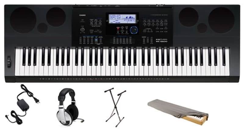 Casio WK6600 76 Key Workstation Keyboard Premium Package image 1