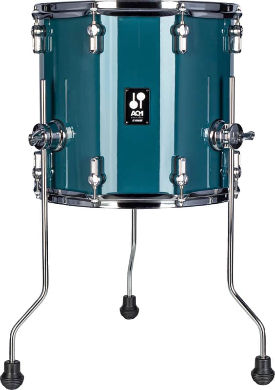 Sonor AQ1 Series 14x13" Caribbean Blue Floor Tom Drum w/Legs | Worldwide Ship | NEW Authorized Dealer image 1
