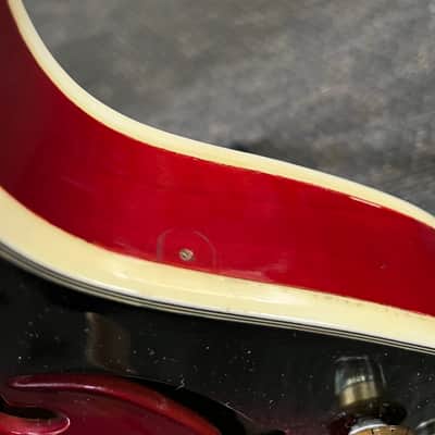 Lyle Hollow body 1960s  - Cherry burst image 9