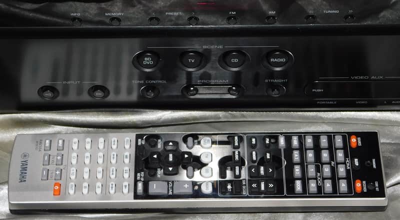 Yamaha HTR-5063 Home theater receiver with remote image 1