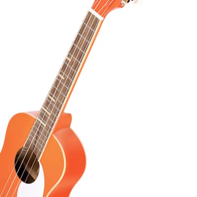 ORTEGA RUGA-ORG Gaucho Serie Tenor Ukulele 4 String - Orange + Bag image 9
