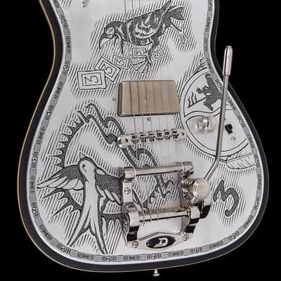 Duesenberg Alliance Series Johnny Depp - Aluminium plate with Johnny Depp tattoo artwor(In Stock) image 1