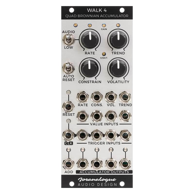 Joranalogue Walk 4 Eurorack Quad Brownian Accumulator Module image 1