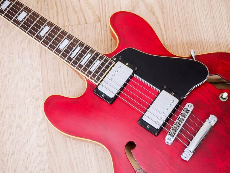 1978 Greco SA-550 Vintage Semi-Hollowbody Guitar Cherry 335 Japan