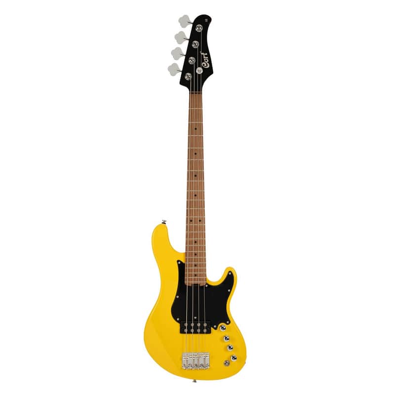 Cort GBSHORTSCALEYCB GB Series Poplar Body Roasted Maple C Shape Neck Short Scale 4-String Electric Bass Guitar w/Gig Bag image 1