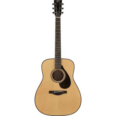 Yamaha FG9M Dreadnought Acoustic Guitar - Natural image 2