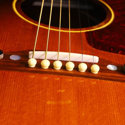 Gibson J-160E 1955 Electro/Acoustic Guitar – Rare Early Model Delivering the Authentic Beatles Tone and Timeless Style - check video! image 12