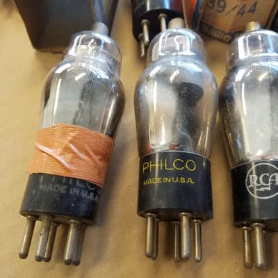 RCA etc. Pair (2) Type 39/44 Antique tNOS AT1000 TESTED Vacuum Tubes Pentode 1935-1949 image 5