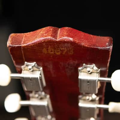 Gibson 1961 ES-330TC Thinline Hollow Body Electric Guitar Cherry with Hardshell Case - Used image 20