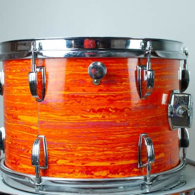 1960s Ludwig "Mod Orange" Drum Set image 12