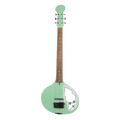 Danelectro Baby Sitar Electric Guitar-Aqua *USA Small Business* image 1