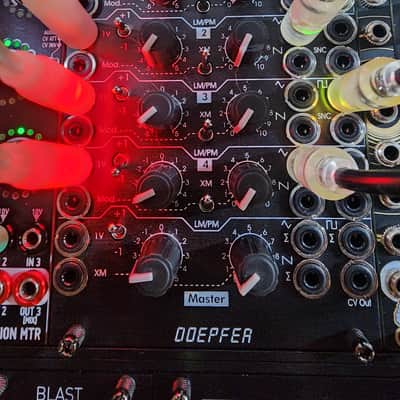 Doepfer A-111-4V Quad VCO Vintage Edition 2010s - Black image 1