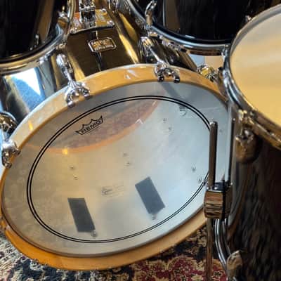 VINTAGE 1980's Gretsch Square Badge Factory Original Drum Set in Gloss Ebony - 16x22, 10x10, 10x12, 11x13, 16x16 image 15