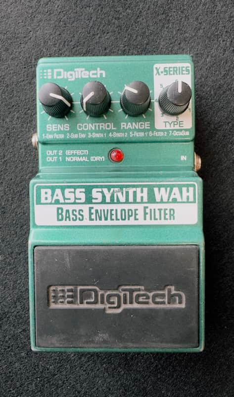 DigiTech X-Series Bass Synth Wah Envelope Filter - Green image 1