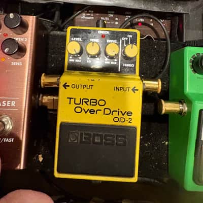 Boss OD-2 Turbo OverDrive (Black Label) 1985 - 1988 - Yellow image 2