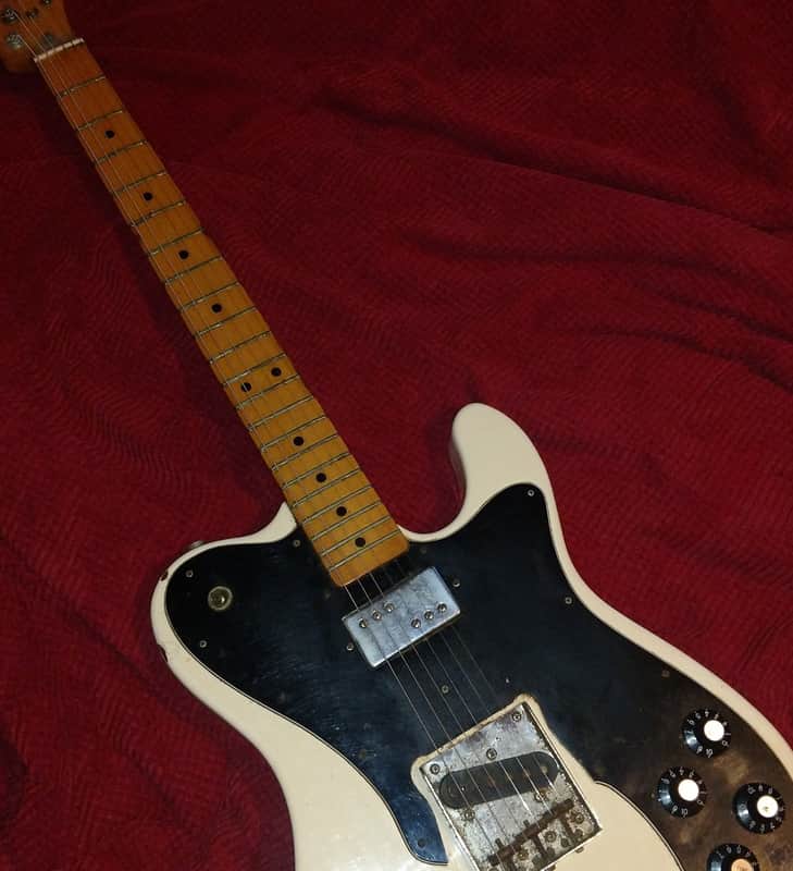 70s Memphis Telecaster Deluxe Olympic White Rare MIJ Superb