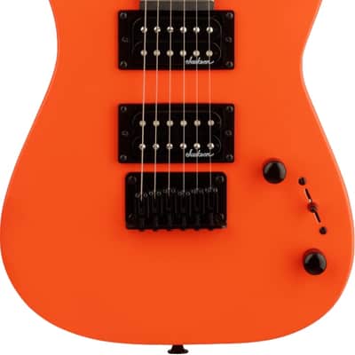 NEW Jackson JS Series JS1X Dinky Minion with Amaranth Fretboard - Safety Orange, Awesome Axe For Your Little Shredder! image 1