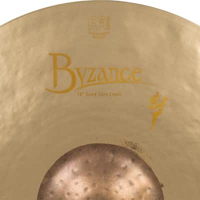 MEINL B18SATC Byzance Vintage Sand Thin Crash 18 Zoll sandblasted image 6