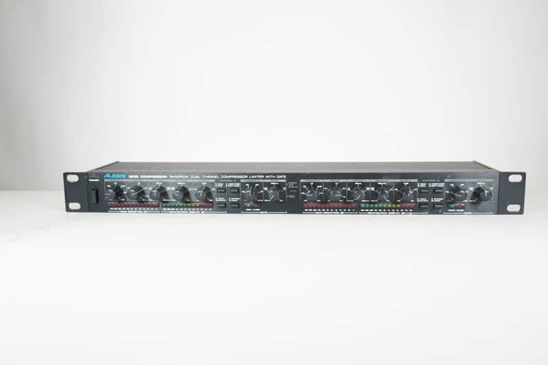 Alesis 3630 Compressor RMS/Peak Dual Channel Compressor Limiter with Gate image 1