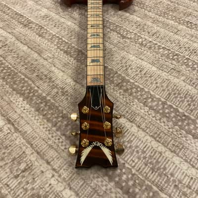 2016 Dean USA Exotic Gran Sport NAMM Show 1-Off Flamed Redwood! w/OHSC image 2