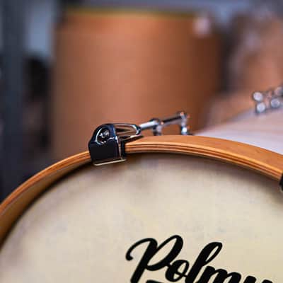 Polmuz drums Maple Model 1 - 20/10/12/16/14SD - Artist Satin White Fade image 10