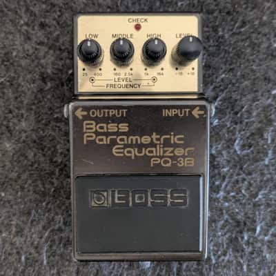 Boss PQ-3B Bass Parametric Equalizer (Silver Label) 1991 - 1995 - Brown image 1
