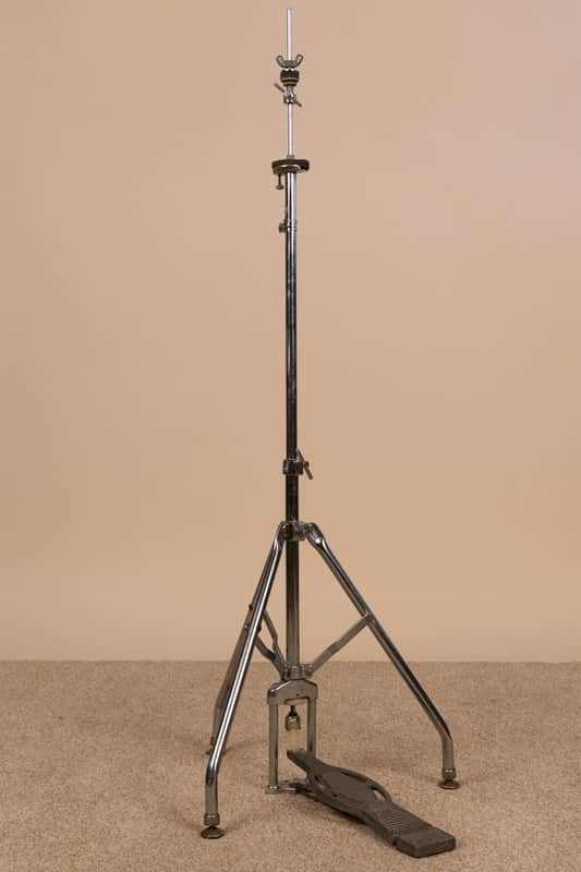 Vintage Ludwig No. 1130 Atlas Button Feet Hi Hat Stand image 1