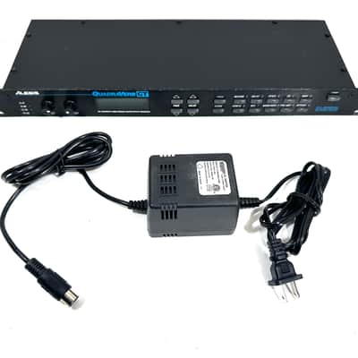 Alesis QuadraVerb GT 20k Bandwidth Simultaneous Guitar Effects Processor 1990s - Black image 3