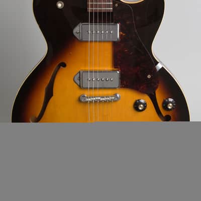 Gibson ES-125TDC Thinline Hollow Body Electric Guitar (1968), ser. #400359, molded plastic hard shell case. image 3