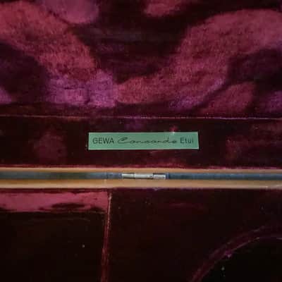 Original Jaeger GEWA Etui 1960-1980 Leather Violin Case image 7