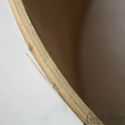 Pearl 22"x16" Bass Drum Shell White Wrap Export Vintage 80s 8Ply Mahogany Japan image 9