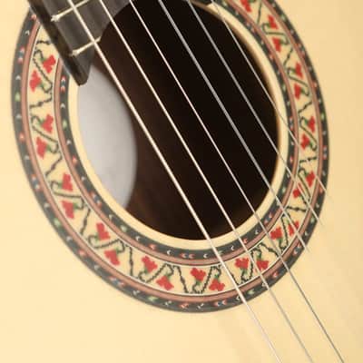 Manuel Rodriguez F-S MAGISTRAL Series All Solid 4/4 Size Armrest Solid Spruce Top Nylon 6-String Classical Acoustic Guitar image 3