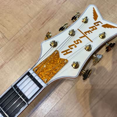 Gretsch G6136T-MGC Michael Guy Chislett Signature Falcon Hollow Body Guitar - Vintage White image 14