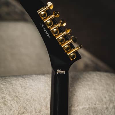Gibson Custom Explorer Custom-Ebony w/Ebony Fingerboard & Gold Hardware image 6