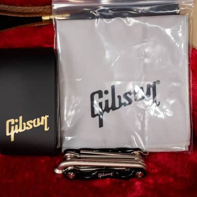 Gibson ES-335 60s Semi-Hollow Electric Guitar with Hard Shell Case - Sixties Cherry image 12