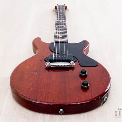 1959 Gibson Les Paul Junior Double Cut Cherry Vintage Guitar w/ Case image 10