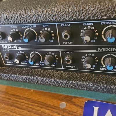 Peavey MP-4 Mark III 100H 4-Channel Powered Mixer Amp Head – Made in USA 1979 image 3
