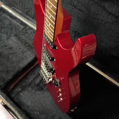 Kramer focus 6000 guitar Cherry Red 1986 Seymour Duncan pick ups Floyd Rose Tremolo image 13